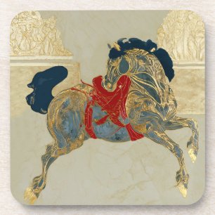 Porta-copo Cavalo Dourado Imperial