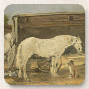Porta-copo Cavalos aciganados, c.1885-90 (óleo em canvas)