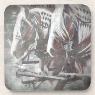 Porta-copo Cavalos de trabalho