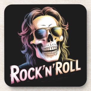 Porta-copo Caveira Rock'nRoll de Zumbi Rocker