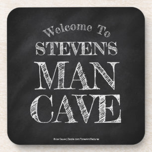 Porta-copo Caverna Personalizada De Homem De Textura De Quadr