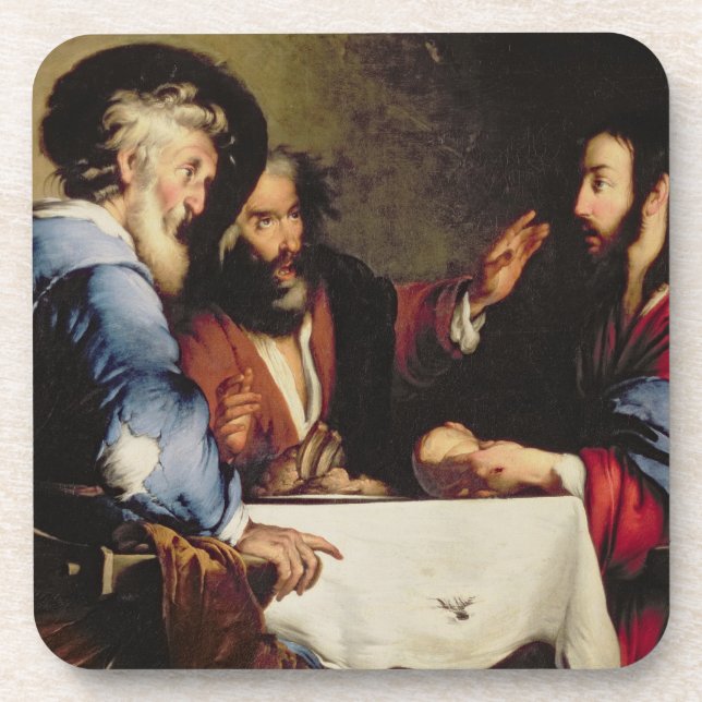 Porta-copo Ceia em Emmaus (Frente)