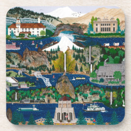 Porta-copo Celebrando o desfiladeiro do rio Columbia