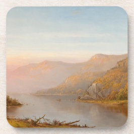 Porta-copo Cena do rio das Montanhas (outono do Hudson)