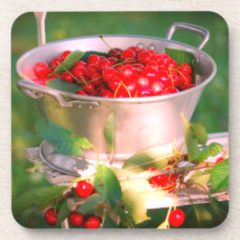 Porta-copo Cereja, Jardim de Algodão Rosalinde