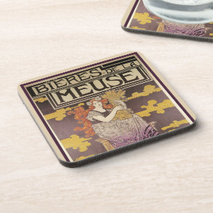 Porta-copo Cerveja da Meuse por Marc Auguste Bastard