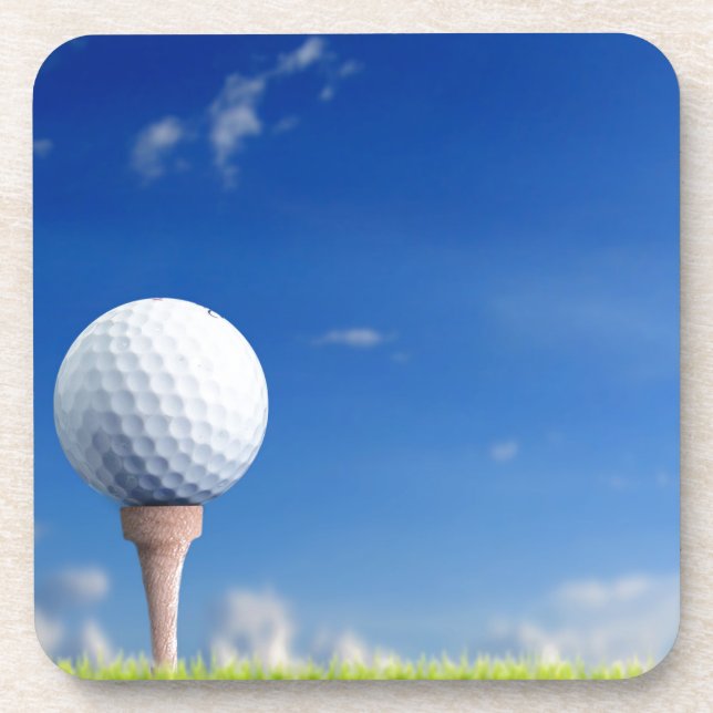 Porta-copo Céu da bola de golfe (Frente)