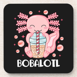Porta-copo Chá de Bolhas de Axolote Engraçado