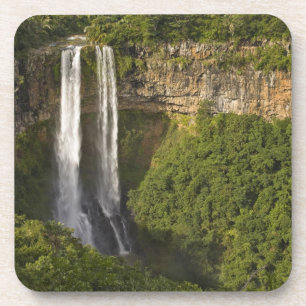 Porta-copo Chamarel Waterfall-high na Maurícia, sobre