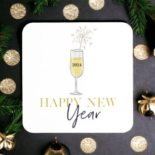 Porta-copo Champagne Ano Novo Personalizado Ano