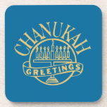 Porta-copo Chanukah saúda Menorah<br><div class="desc">Happy Chanukah Menorah</div>