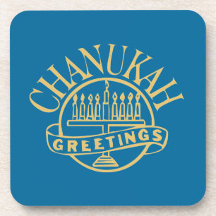 Porta-copo Chanukah saúda Menorah