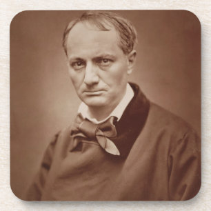 Porta-copo Charles Baudelaire (1821-67), poeta francês,