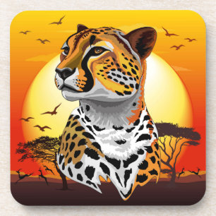 Porta-copo Cheetah African Feline Wild Animal