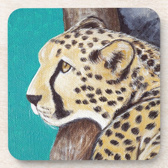 Porta-copo Cheetah Painting (Frente)