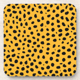 Porta-copo Cheetah Spots Laranja Preto
