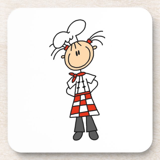 Porta-copo Chef Feminino (Frente)