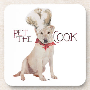 Porta-copo Chef Labrador Retriever Amarelo