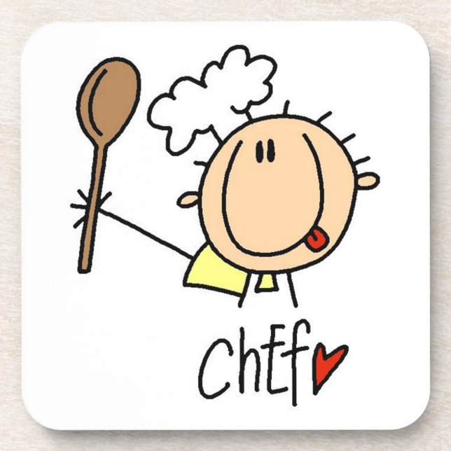 Porta-copo Chef Masculino (Frente)