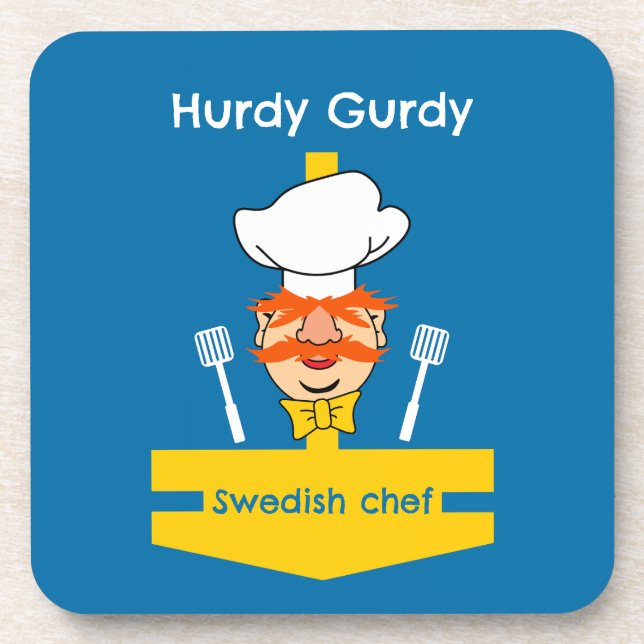 Porta-copo Chef Sueco (Frente)