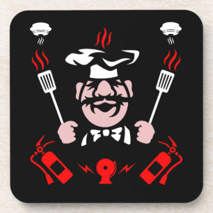 Porta-copo Chef Sueco Engraçado