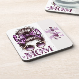 Porta-copo Chefe da Esposa da Mãe do Roxo Messy