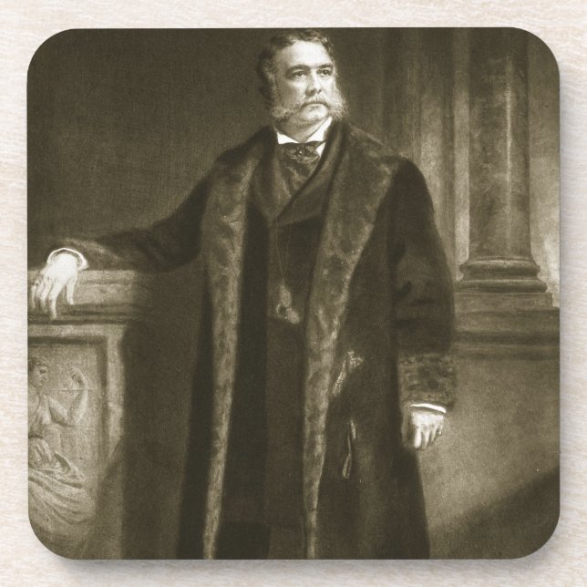 Porta-copo Chester A. Arthur, 2ø presidente da rua unida (Frente)