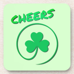 Porta-copo Chever Shamrock Dia de São Patrício Verde irland