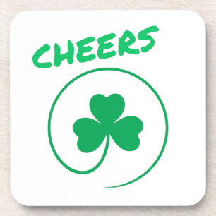 Porta-copo Chever Shamrock Dia de São Patrício Verde irland