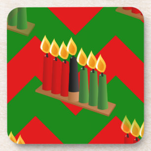 Porta-copo chevron kwanzaa