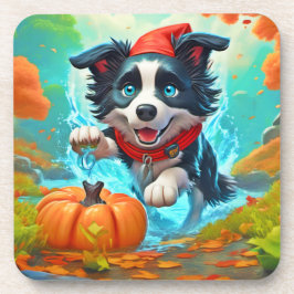Porta-copo Chibi Border Ninja Dog: Epic Art