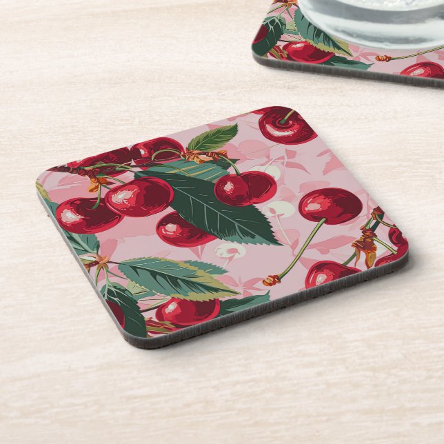 Porta-copo Chic Vintage Pink 'Cherry Pop' (Left Side)