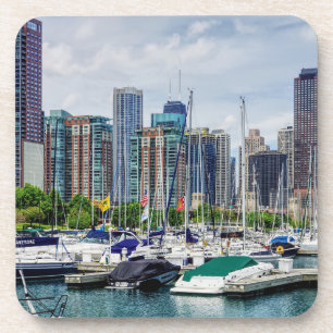 Porta-copo Chicago Harbor