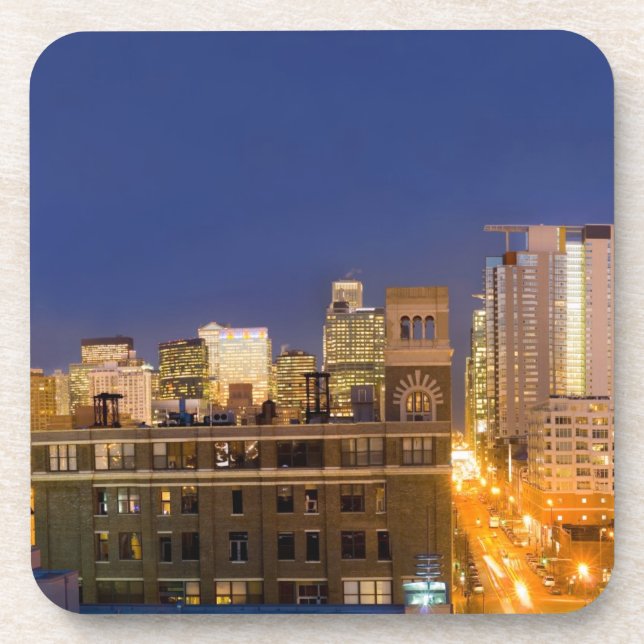 Porta-copo Chicago, Illinois, tiro no horizonte de West Loop (Frente)