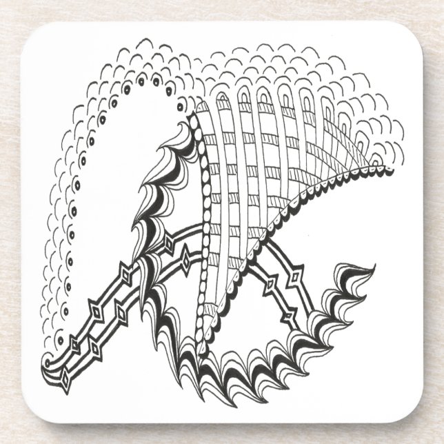 Porta-copo Chickenwheel Abstract Doodle (Frente)