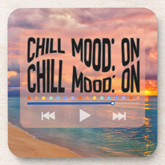 Porta-copo Chill Mood On Retro Beach Art