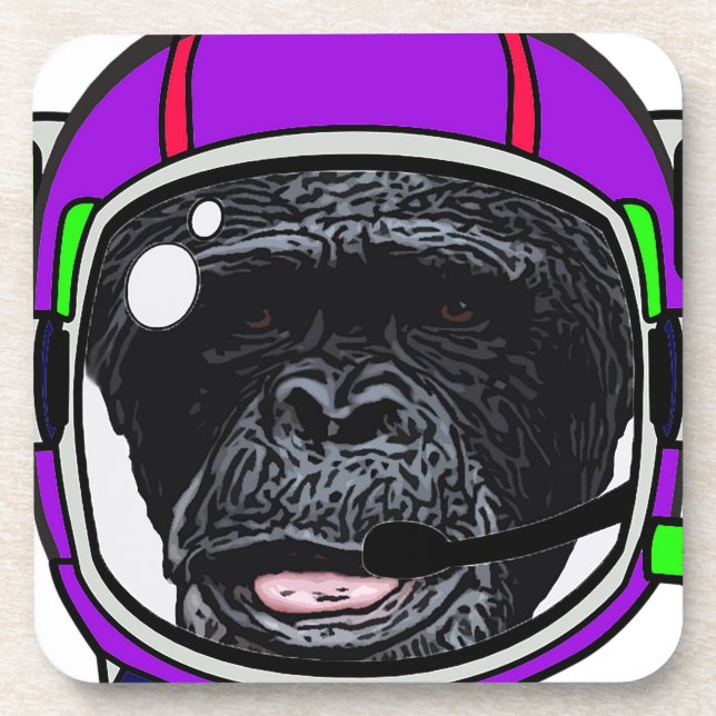 Porta-copo Chimp espacial (Frente)