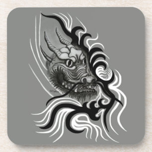 Porta-copo China-Dragão no Estilo de Tatuagem