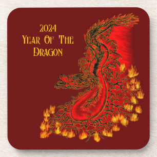 Porta-copo China Dragon, 2024 Ano Do Dragão