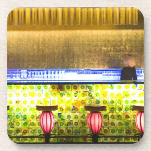 Porta-copo China, Xangai. Bar no bar Xin Tian Di 2