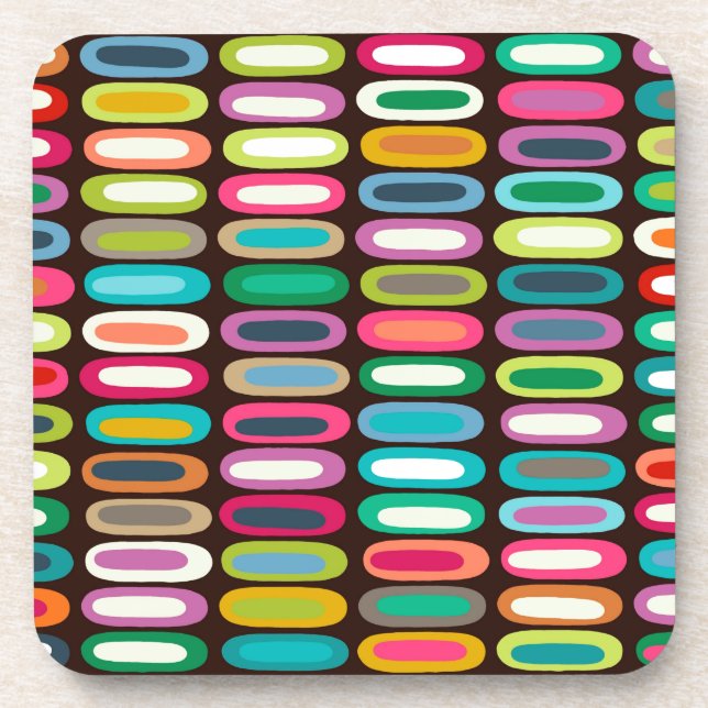 Porta-copo Chocolate lozenge de Nova Iorque (Frente)