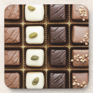 Porta-copo Chocolate luxuoso Handmade em uma caixa