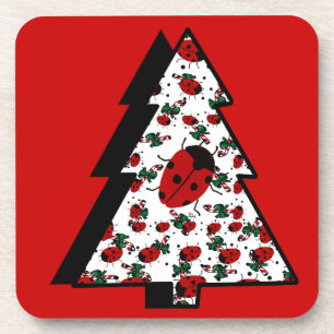 PORTA-COPO CHRISTMAS LADYBUGS