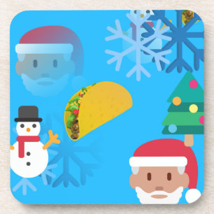 Porta-copo christmas taco emoji