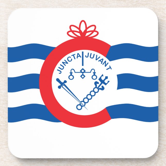 Porta-copo Cincinnati flag (Frente)