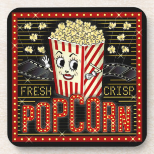 Porta-copo Cinema em cinema - Marquee Home Popcorn Personaliz