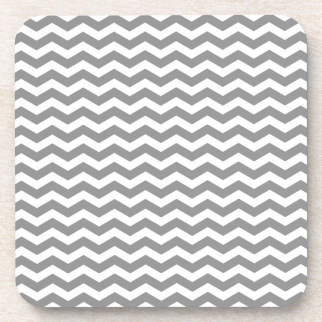 Porta-copo Cinza das Seychelles Wave Chevron (Frente)