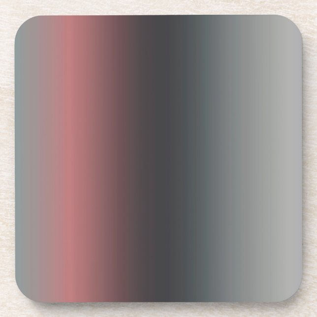 Porta-copo Cinza, rosa, gradiente preto, Ombre. (Frente)