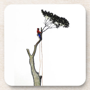 Porta-copo Cirurgião Árvore Arborista no trabalho presente 