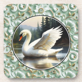 Porta-copo Cisne Desliza Graciosamente no Lago